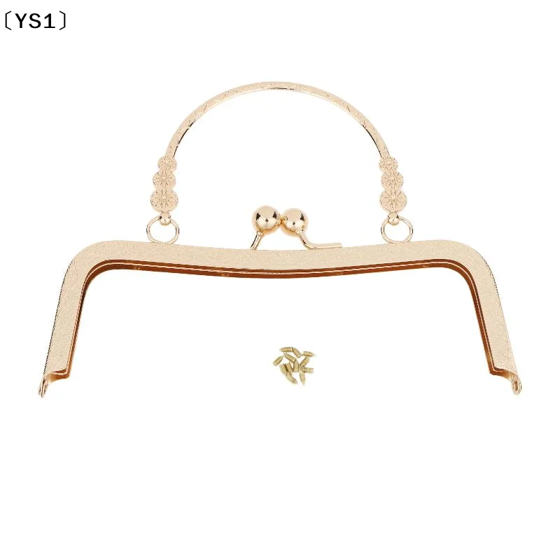 〔YS1〕Metal Purse Frame With Curved Handle Kiss Lock Clasp Hardware For DIY Handmade Coin Bag Evening Clutch Making Accessories
〔YS1〕Metal Purse Frame With Curved Handle Kiss Lock Clasp Hardware For DIY Handmade Coin Bag Evening Clutch Making Accessories