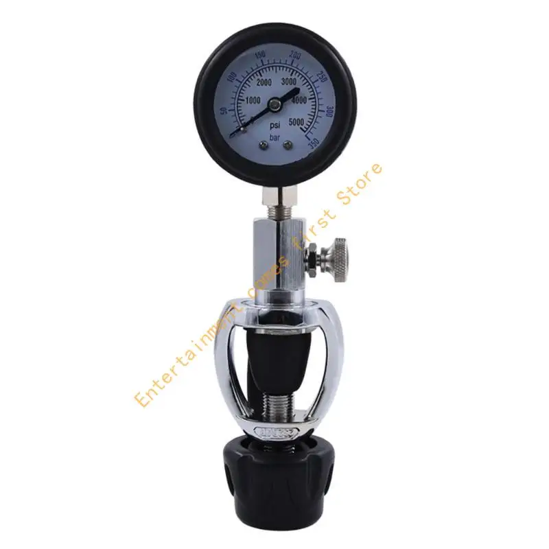 55KD Air Tanks Pressure Checker for Scubas Diving, Diving Gauge with Handle, Scubas Diving Pressure Gauge Diving Equipment
55KD Air Tanks Pressure Checker for Scubas Diving, Diving Gauge with Handle, Scubas Diving Pressure Gauge Diving Equipment