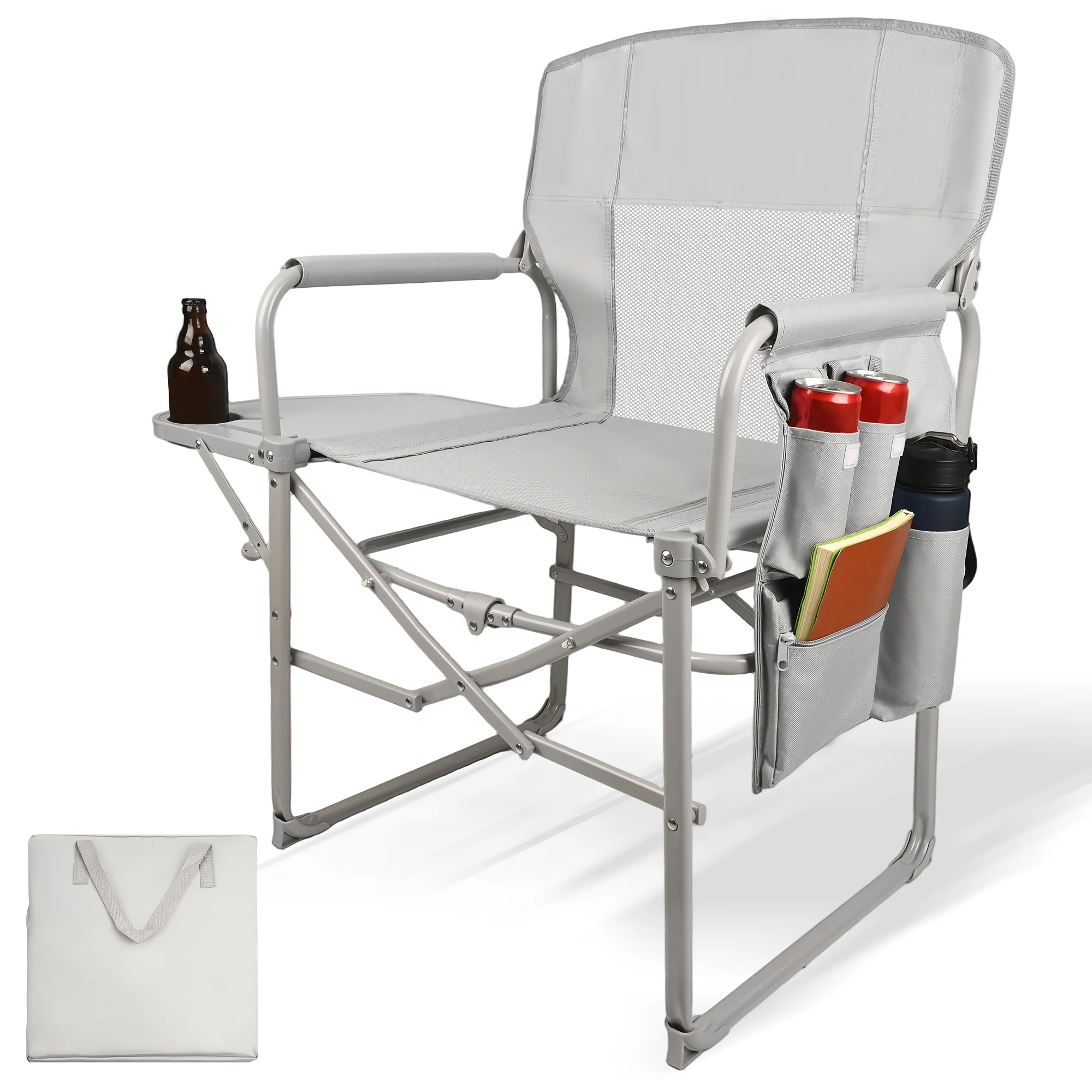 Camping Director Chair, With Side Table, Foldable And Portable, For Fishing, Traveling, Picnicking, Hiking, Lawn, Sports, Beach
Camping Director Chair, With Side Table, Foldable And Portable, For Fishing, Traveling, Picnicking, Hiking, Lawn, Sports, Beach