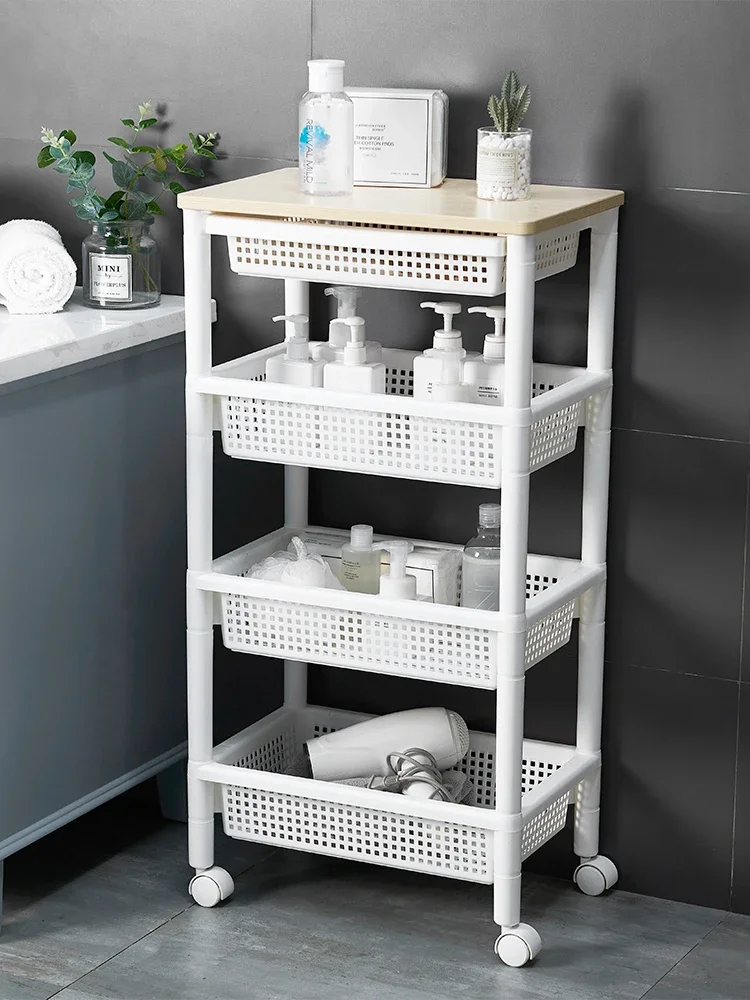Floor-Type Wooden Top Drawer Multi-Functional Mobile Trolley Bathroom Storage Rack with Wheels
Floor-Type Wooden Top Drawer Multi-Functional Mobile Trolley Bathroom Storage Rack with Wheels