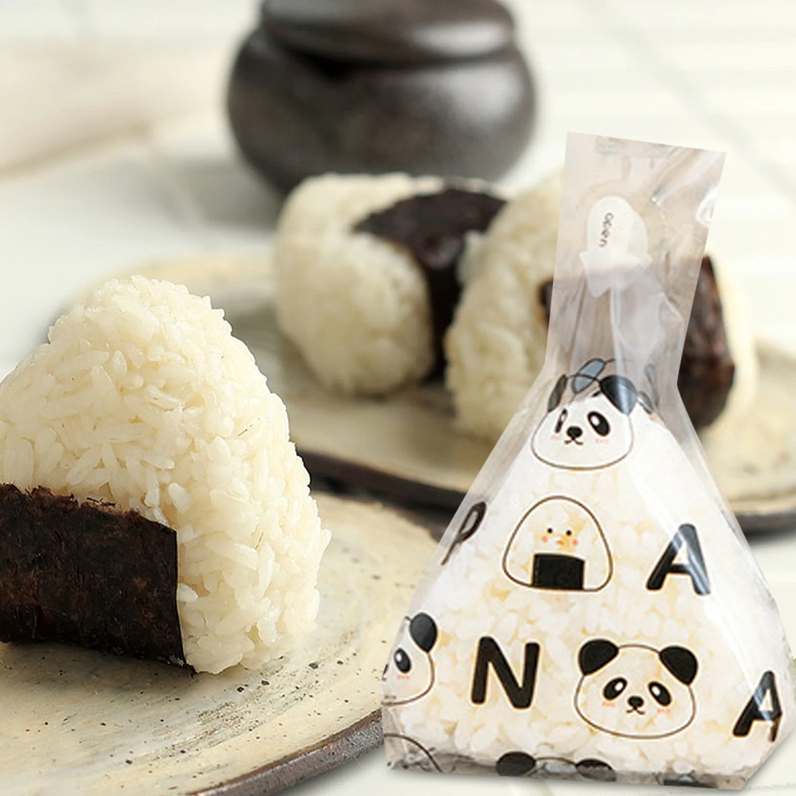50Pcs Triangle Rice Ball Packaging Onigiri Decoration Packing Wrapper Triangle Onigiri Wrappers Rice Ball Packing Bags Onigiri B
50Pcs Triangle Rice Ball Packaging Onigiri Decoration Packing Wrapper Triangle Onigiri Wrappers Rice Ball Packing Bags Onigiri B