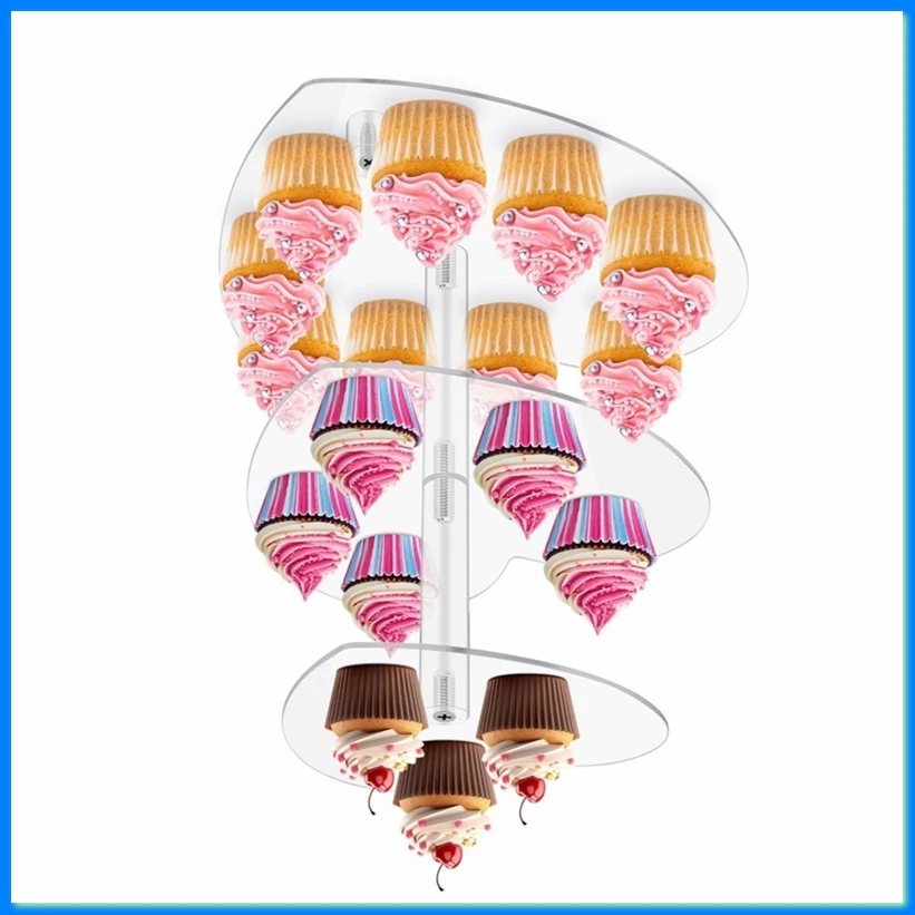 3 Tier Cupcake Stand with Base, Acrylic Cake Stand, Cupcake Tower Stand,Display for Pastry Wedding Birthday Partys-A57M
3 Tier Cupcake Stand with Base, Acrylic Cake Stand, Cupcake Tower Stand,Display for Pastry Wedding Birthday Partys-A57M