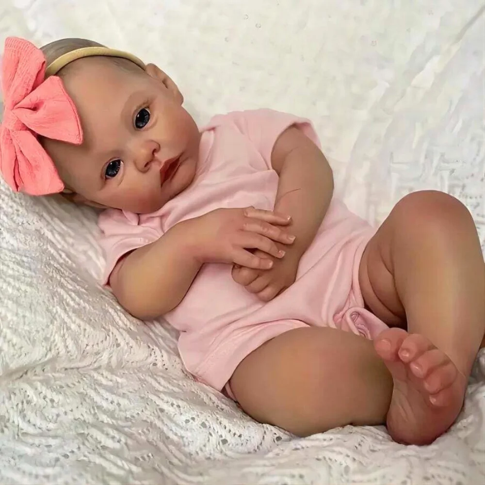 18inch Reborn Baby Doll Meadow Girl Full Vinyl Body 100% handmade 3D Skin Collectible Art Doll Toy Birthday Christmas Gift
18inch Reborn Baby Doll Meadow Girl Full Vinyl Body 100% handmade 3D Skin Collectible Art Doll Toy Birthday Christmas Gift