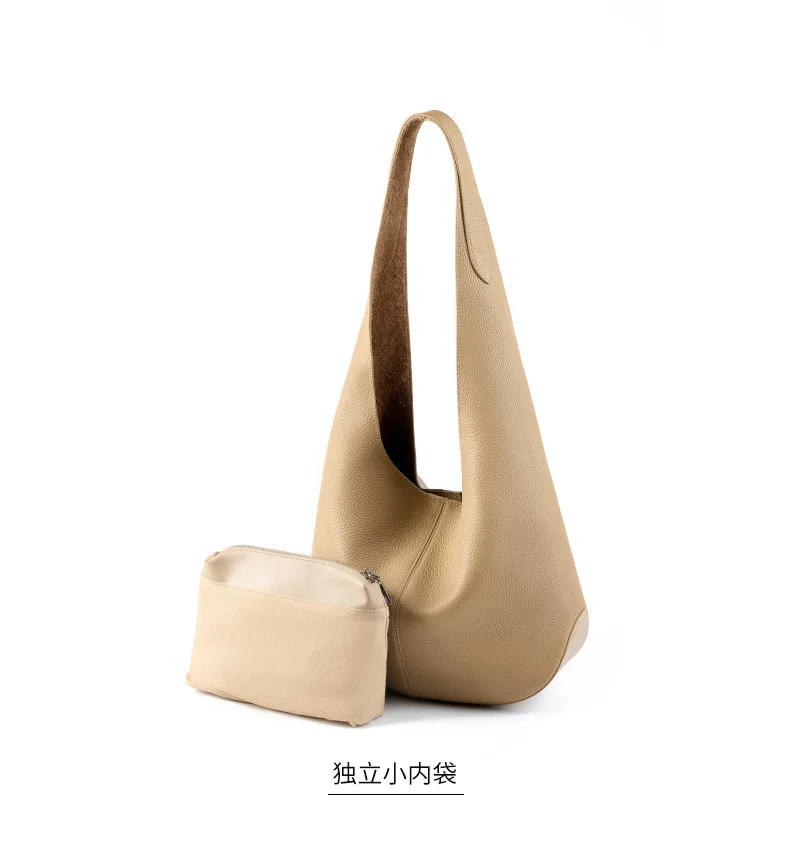 Luxury Soft Leather Shoulder Bag Hobo Large Capacity for Daily Use Comfortable Handbag
Luxury Soft Leather Shoulder Bag Hobo Large Capacity for Daily Use Comfortable Handbag