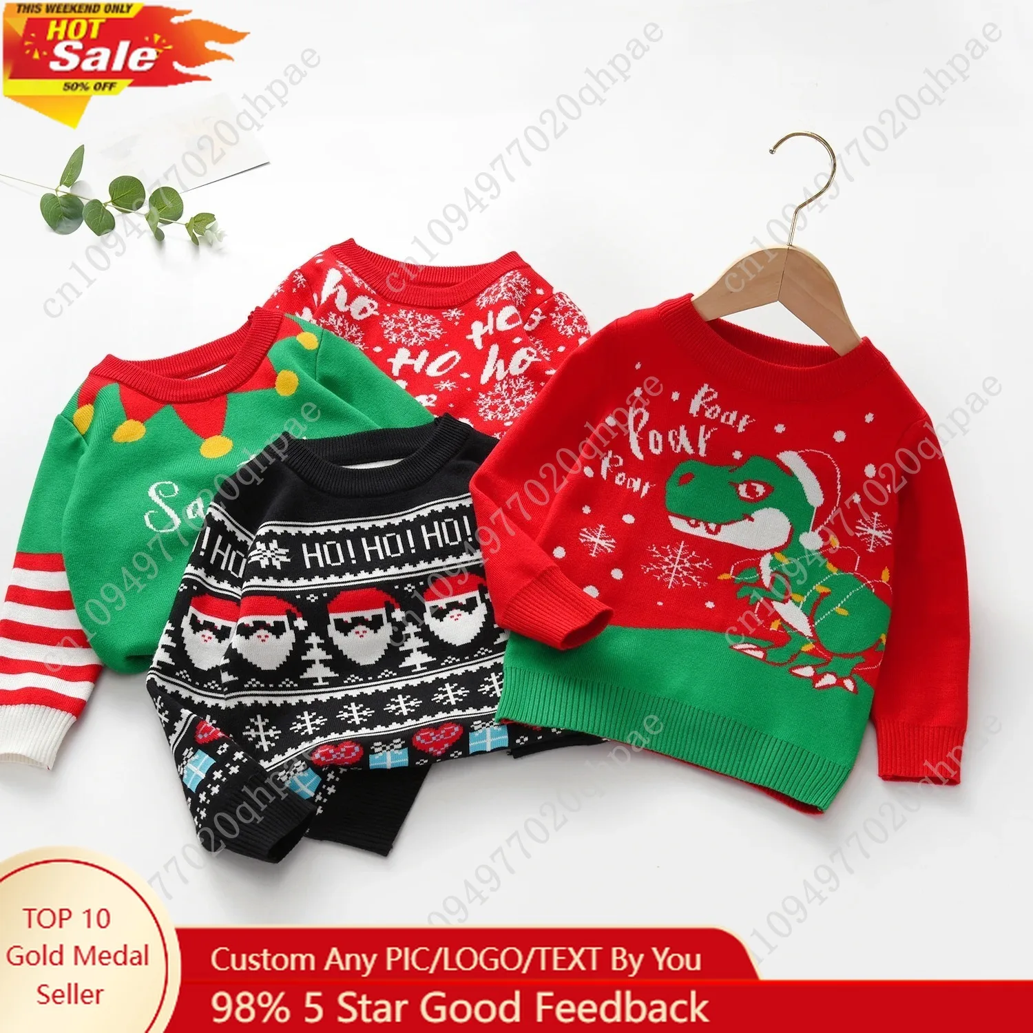 Cute style Christmas dinosaur sweater knitted pullover suitable for boys and children, suitable for festivals, daily life, sprin
Cute style Christmas dinosaur sweater knitted pullover suitable for boys and children, suitable for festivals, daily life, sprin