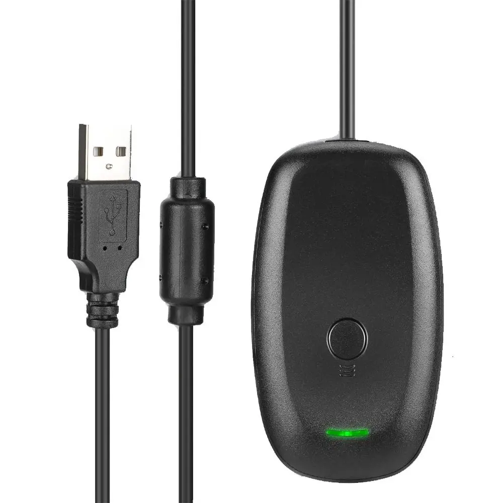 Multi-device Connection USB Receiver Adapter ABS Black Wireless Gamepad Transmitter for Microsoft Xbox 360
Multi-device Connection USB Receiver Adapter ABS Black Wireless Gamepad Transmitter for Microsoft Xbox 360