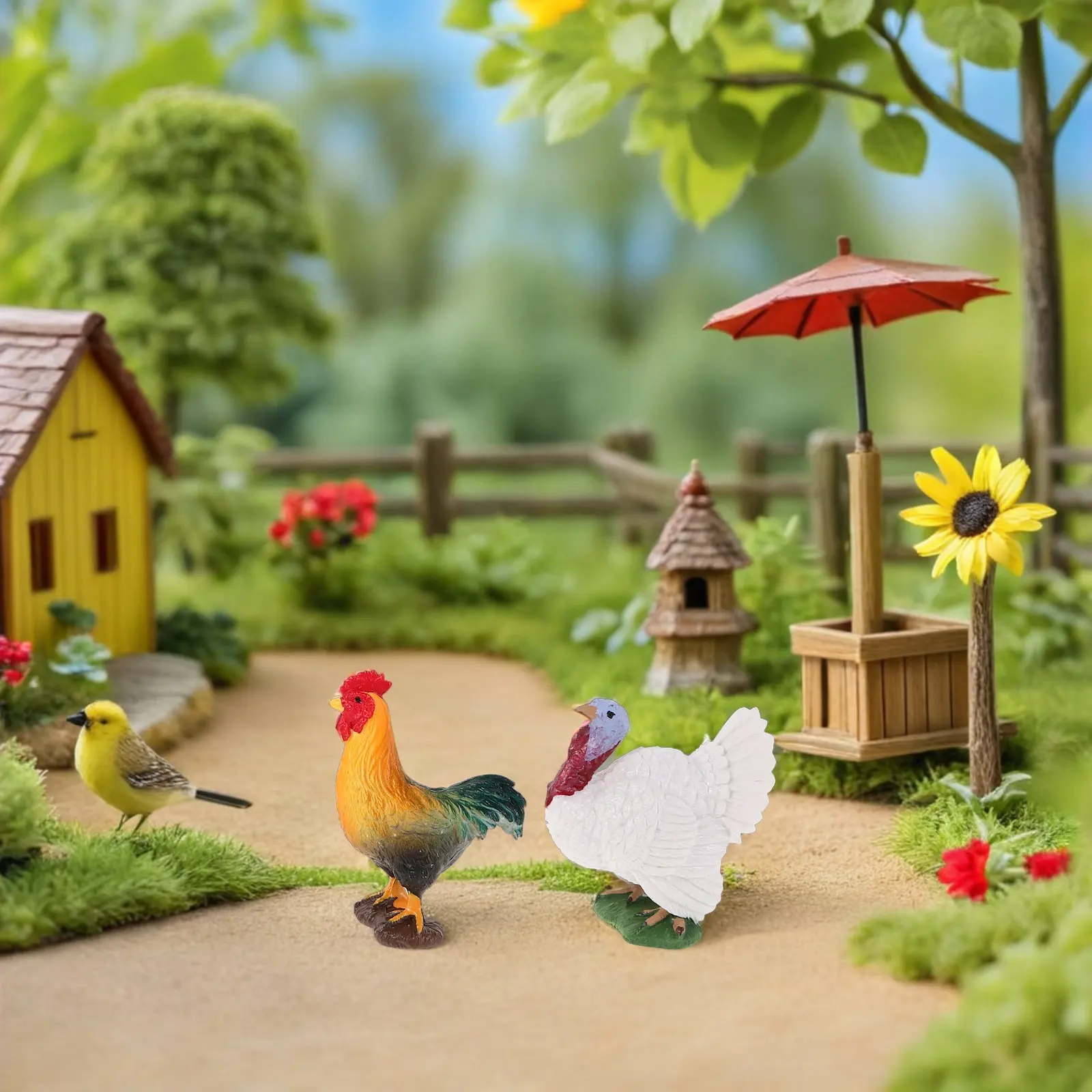 8Pcs Realistic Farm Animal Set Mini Plastic Chickens Ducks Geese for Interactive Kids Learning and Decoration Mini Goose Figures
8Pcs Realistic Farm Animal Set Mini Plastic Chickens Ducks Geese for Interactive Kids Learning and Decoration Mini Goose Figures