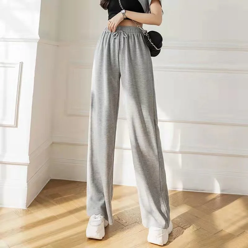 Women Wide Leg Pants Gray Jogger High Waist Baggy Sports Pants Casual Female Trousers Black Jogging Sweatpants 3XL
Women Wide Leg Pants Gray Jogger High Waist Baggy Sports Pants Casual Female Trousers Black Jogging Sweatpants 3XL
