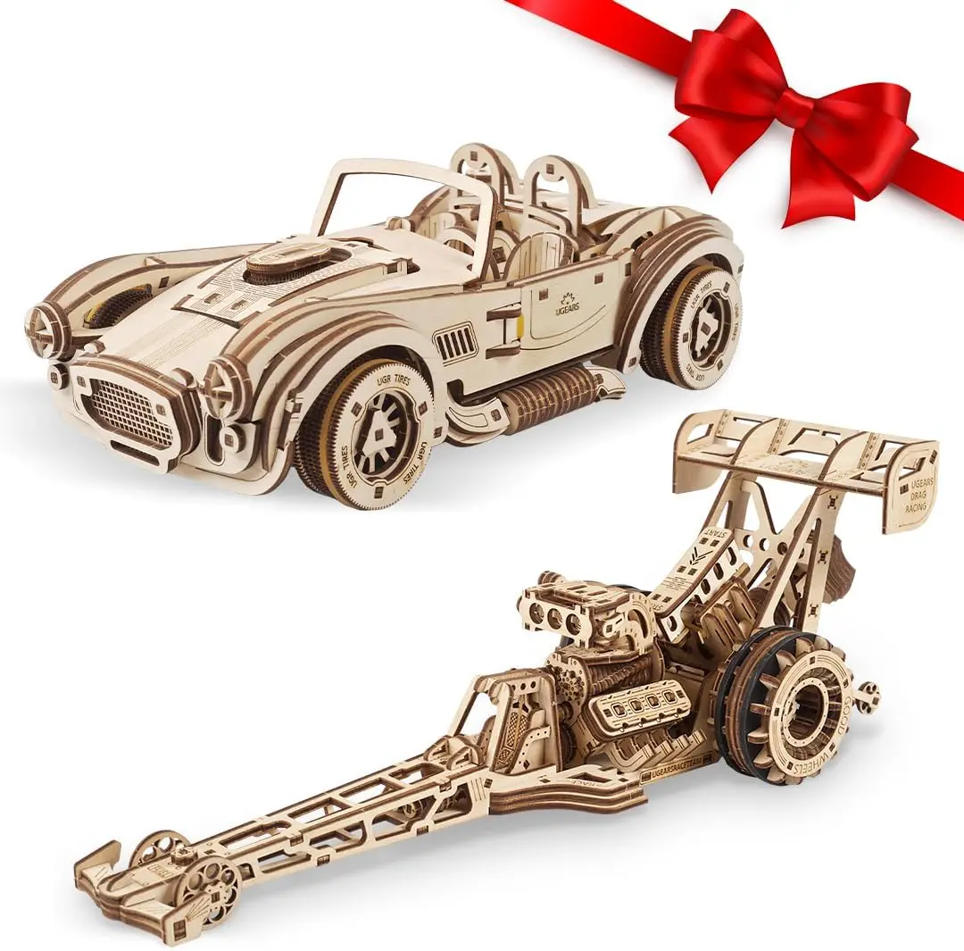 Bundles 3D Puzzles - Dragster and Drift Cobra Racing Car,3D Puzzle Wooden 3-D Puzzles for Adults Model kit DIY Mechanical Puzzle
Bundles 3D Puzzles - Dragster and Drift Cobra Racing Car,3D Puzzle Wooden 3-D Puzzles for Adults Model kit DIY Mechanical Puzzle