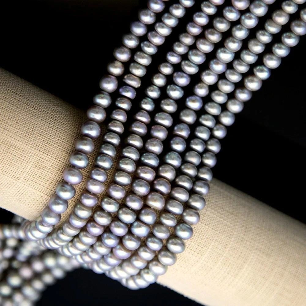 AAA Grade 1Strand Natural Freshwater Pearl Bead String Gray 8-9mm Length 37cm Jewelry Making DIY Necklace Bracelet Accessories
AAA Grade 1Strand Natural Freshwater Pearl Bead String Gray 8-9mm Length 37cm Jewelry Making DIY Necklace Bracelet Accessories