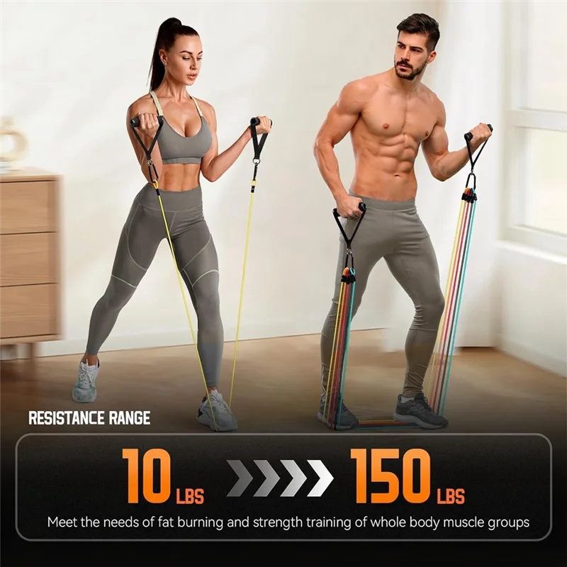 ABVH-Resistance Bands With Handles, Exercise Bands Resistance Bands Set For Men And Women, Stretch Workout Bands
ABVH-Resistance Bands With Handles, Exercise Bands Resistance Bands Set For Men And Women, Stretch Workout Bands