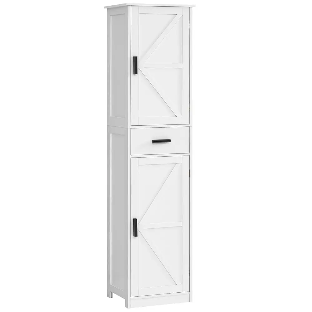 Tall Bathroom Cabinet, Storage Cabinet With 6 Shelves & Drawer, Bathroom Storage Cabinet With Adjustable Shelves, Tall Cabinet
Tall Bathroom Cabinet, Storage Cabinet With 6 Shelves & Drawer, Bathroom Storage Cabinet With Adjustable Shelves, Tall Cabinet