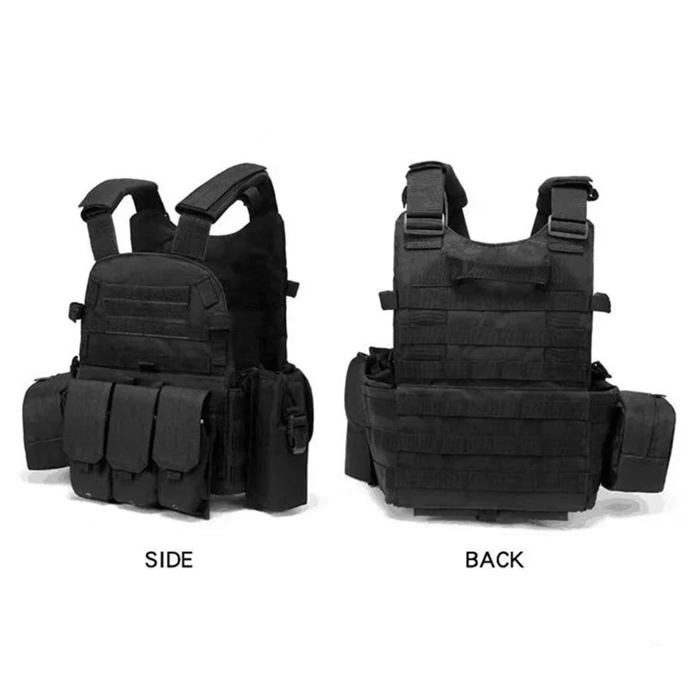 Nylon Hunting Vest Multi-Functional Camouflage Plate Carrier Vest Adjustable Men Women Combat Equipment for Camping Travel Sport
Nylon Hunting Vest Multi-Functional Camouflage Plate Carrier Vest Adjustable Men Women Combat Equipment for Camping Travel Sport