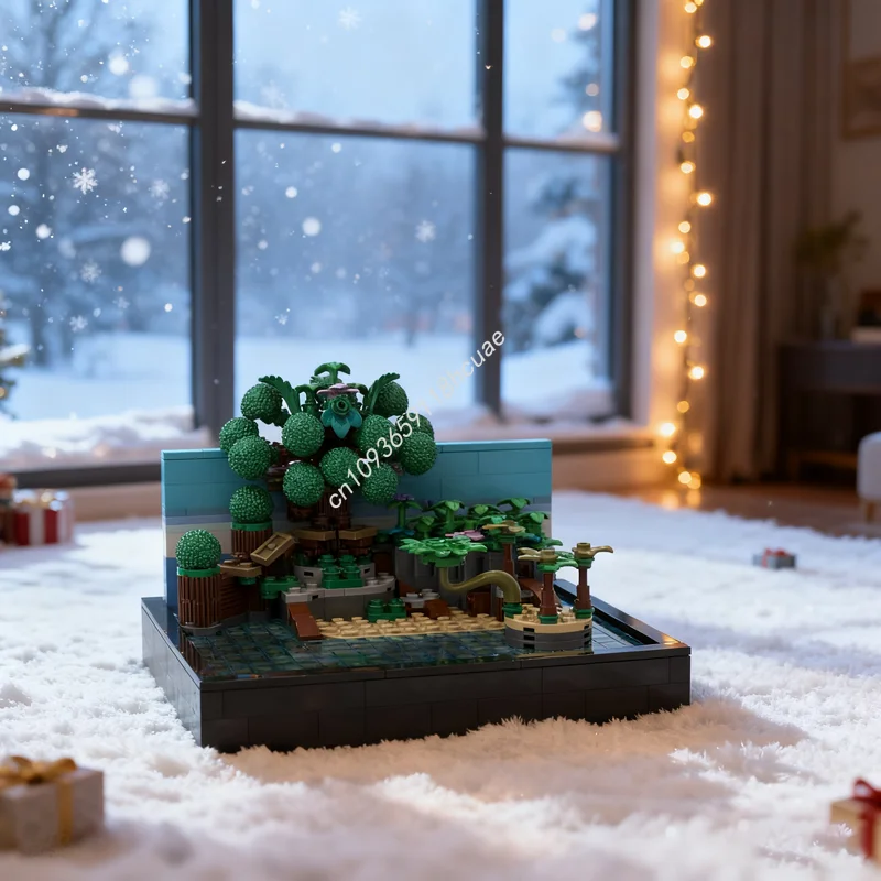 547pcs MOC Destiny Islands Microscale Model Building Blocks Christmas Gifts Architecture Assemble DIY Toys Creative Idea Kids
547pcs MOC Destiny Islands Microscale Model Building Blocks Christmas Gifts Architecture Assemble DIY Toys Creative Idea Kids