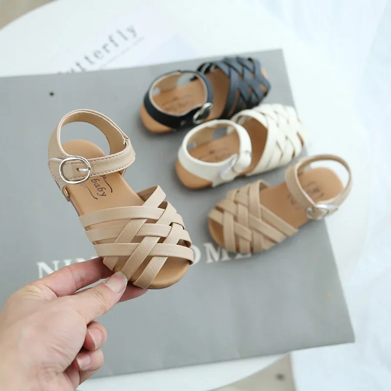 Baby Girls Summer Sandals Toddler Kids Shoes Sweet Princess Soft Children Beach Rome Sandals Woven Cut-outs Toe-capped Princess
Baby Girls Summer Sandals Toddler Kids Shoes Sweet Princess Soft Children Beach Rome Sandals Woven Cut-outs Toe-capped Princess