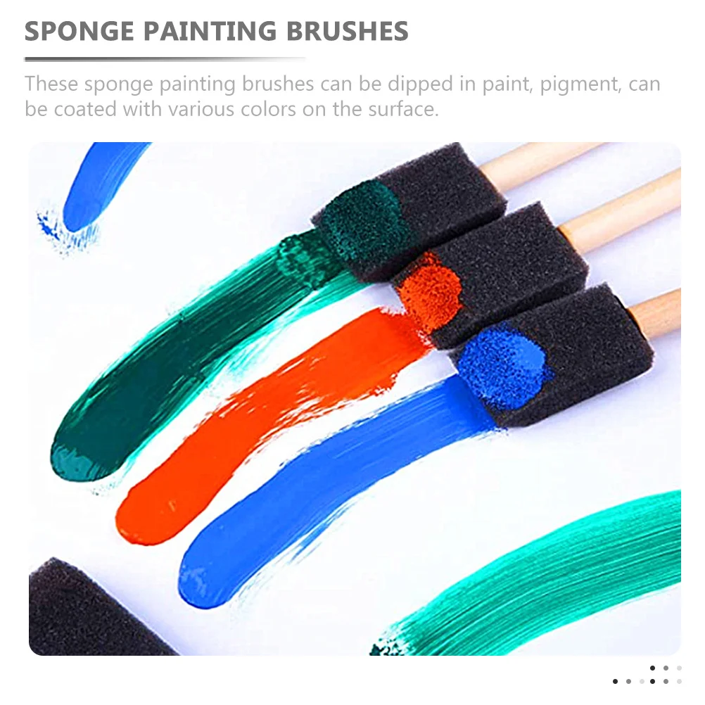 40Pcs Foam Paint Brushes Wooden Handle Sponge Brush for Painting DIY Kits Art Supplies for Acrylic Watercolor Oil Crafts
40Pcs Foam Paint Brushes Wooden Handle Sponge Brush for Painting DIY Kits Art Supplies for Acrylic Watercolor Oil Crafts