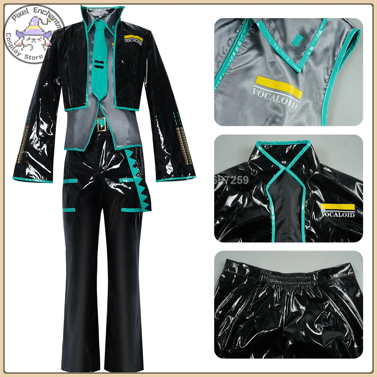 Hot Anime Character Role Playing Costume Halloween Patent Leather Uniform Necktie High Quality Comic Con Party (Male/Female)
Hot Anime Character Role Playing Costume Halloween Patent Leather Uniform Necktie High Quality Comic Con Party (Male/Female)