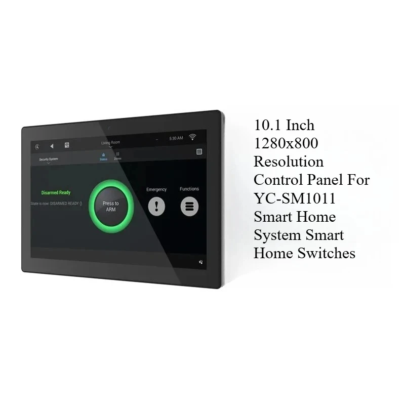 10.1 Inch 1280x800 Resolution Control Panel For YC-SM1011 Smart Home System Smart Home Switches
10.1 Inch 1280x800 Resolution Control Panel For YC-SM1011 Smart Home System Smart Home Switches