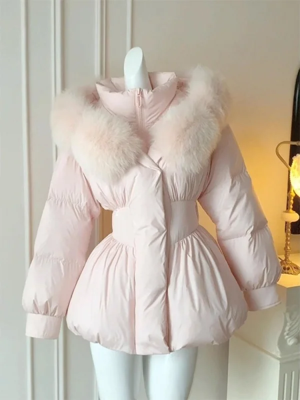 Korean Style Sweet Fashionable Women's Cotton Jacket with Fur Collar Loose Fit Long Sleeve Zipper Closure Hooded Coat
Korean Style Sweet Fashionable Women's Cotton Jacket with Fur Collar Loose Fit Long Sleeve Zipper Closure Hooded Coat
