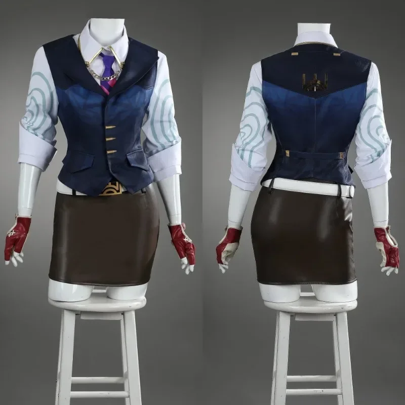 Woman Valorant Chamber Cosplay Costume Female Vest Shirt Skirt Outfit with Accessories Full Set and Individual Items Are Sold
Woman Valorant Chamber Cosplay Costume Female Vest Shirt Skirt Outfit with Accessories Full Set and Individual Items Are Sold