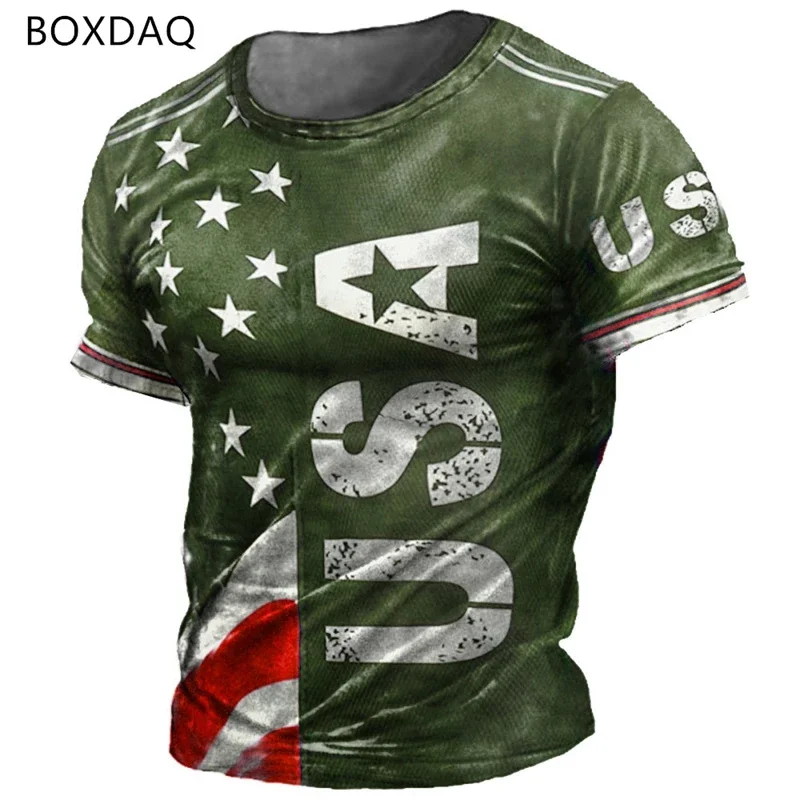 Summer New Men's Street T-shirt Short Sleeve American Fashion Comfortable Printed T-shirt Round Neck Casual Top
Summer New Men's Street T-shirt Short Sleeve American Fashion Comfortable Printed T-shirt Round Neck Casual Top