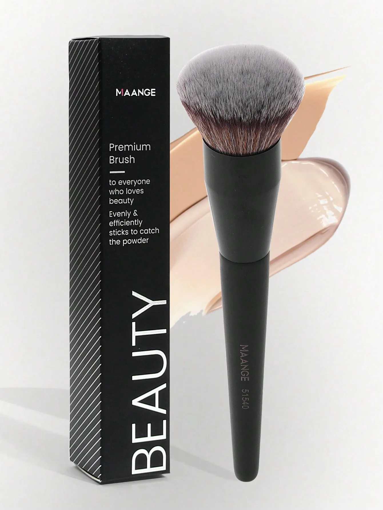 MAANGE 1pc Round Foundation Brush With Storage Box, Soft Fiber Material, Convenient For Travel, Can Be Used As Foundation, Concealer, Blush, Contour, Bronzer, Powder Brush, Etc.
MAANGE 1pc Round Foundation Brush With Storage Box, Soft Fiber Material, Convenient For Travel, Can Be Used As Foundation, Concealer, Blush, Contour, Bronzer, Powder Brush, Etc.