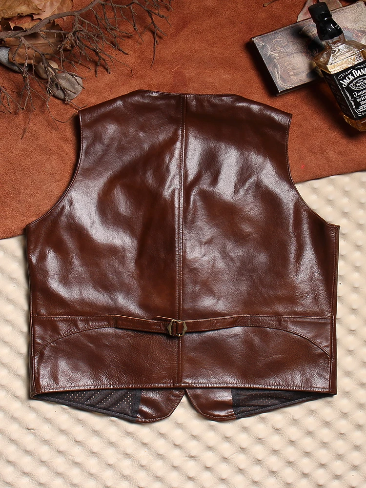 Urban Baron Men's ort Genuine Leather Vest Simple Sli Retro Biker Slim Fit Baseball Collar Multi kets Spring Casual
Urban Baron Men's ort Genuine Leather Vest Simple Sli Retro Biker Slim Fit Baseball Collar Multi kets Spring Casual