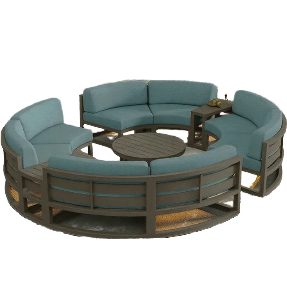 Modern Style Aluminum Outdoor Furniture Weather-Resistant Garden Sofa Sets for Pool Balcony Hotel Villa Restaurant Use
Modern Style Aluminum Outdoor Furniture Weather-Resistant Garden Sofa Sets for Pool Balcony Hotel Villa Restaurant Use