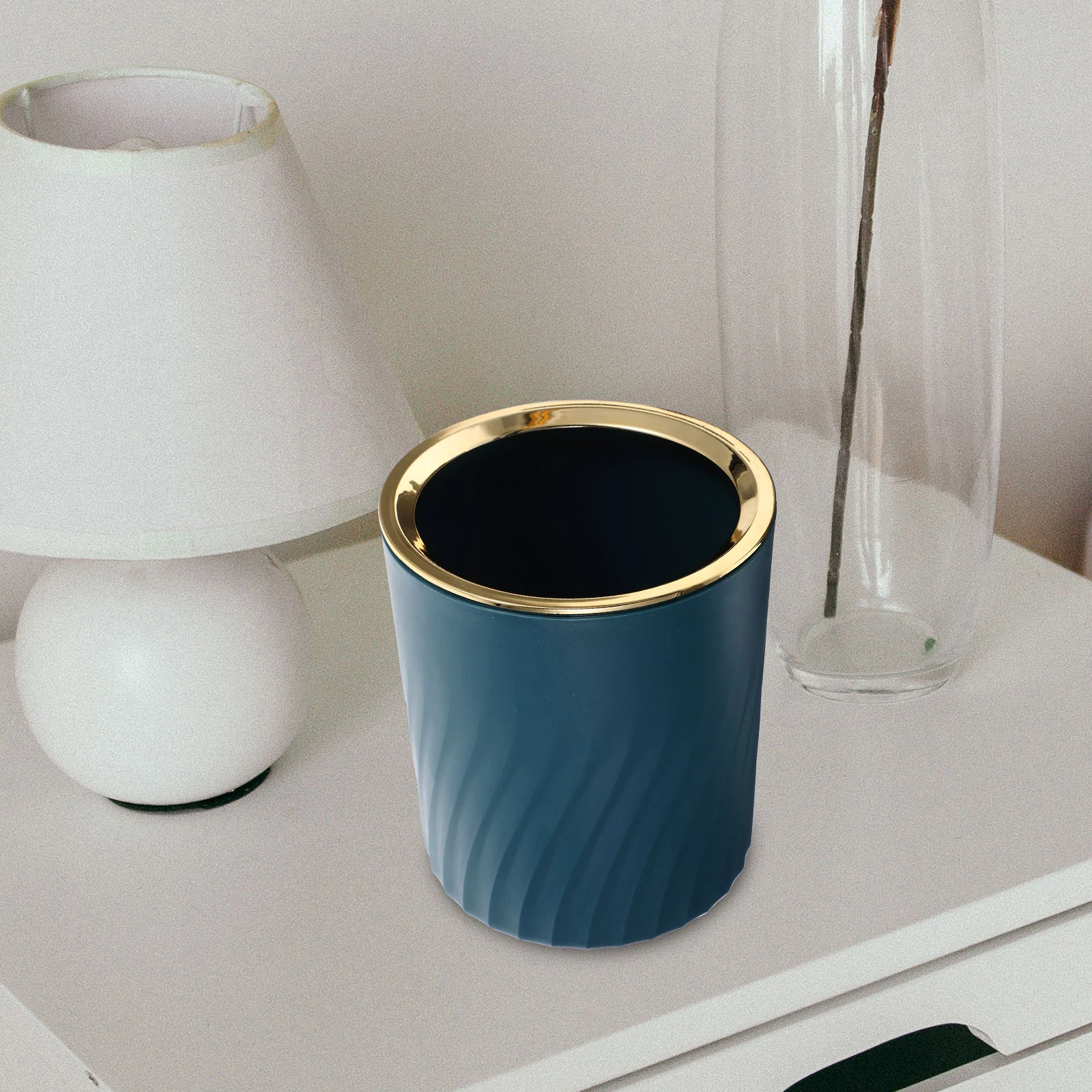 Premium Small Press Trash Bin with Lid Large Opening Sturdy PP Material Odor-Free for Office Bedroom Home Desktop Use
Premium Small Press Trash Bin with Lid Large Opening Sturdy PP Material Odor-Free for Office Bedroom Home Desktop Use