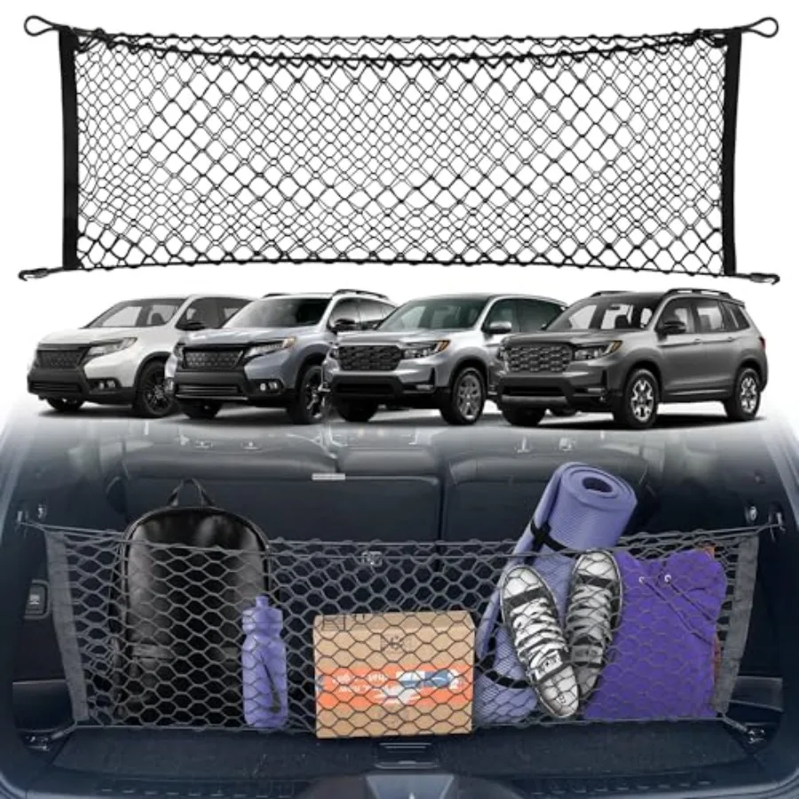 Envelope Style Automotive Elastic Trunk Mesh Cargo Net for Honda Passport EX L Elite 2019-2022- Premium Trunk Organizers and St
Envelope Style Automotive Elastic Trunk Mesh Cargo Net for Honda Passport EX L Elite 2019-2022- Premium Trunk Organizers and St