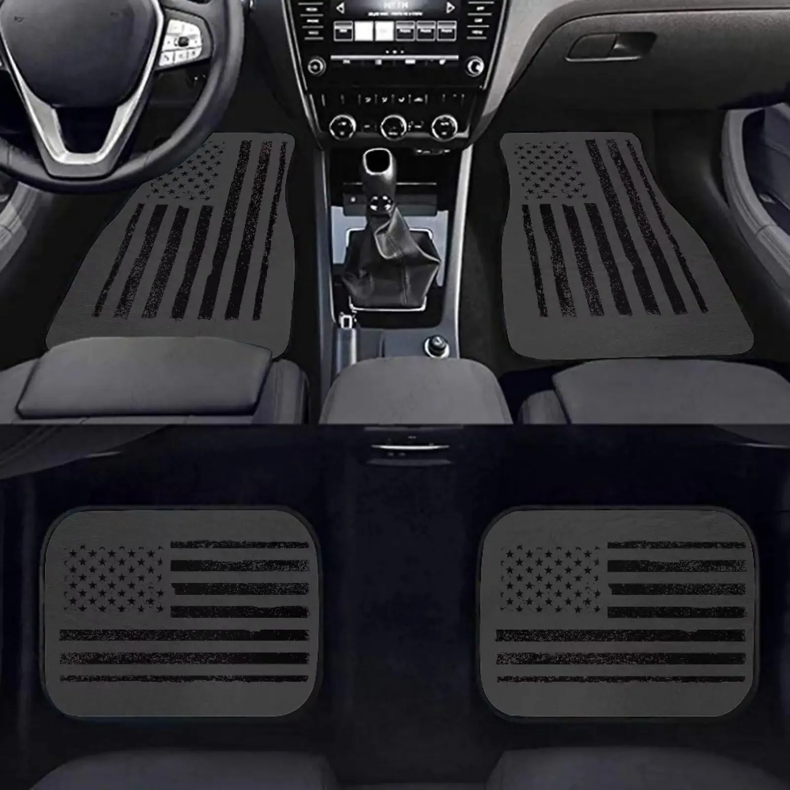 General Motors Foot Mat 4-piece Set US Flag Heavy Duty Car Mat Dustproof Car Mat Black
General Motors Foot Mat 4-piece Set US Flag Heavy Duty Car Mat Dustproof Car Mat Black