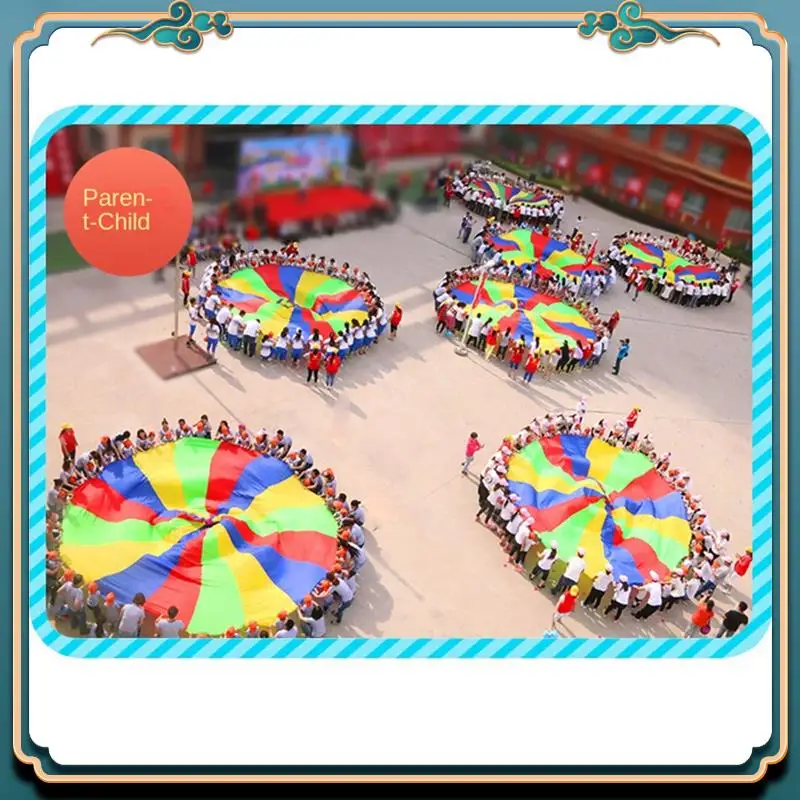 Latest Kids Parachute Game, Rainbow Cloth Game Colorful Party Mat With Handles, Kids Outdoor Game Blanket
Latest Kids Parachute Game, Rainbow Cloth Game Colorful Party Mat With Handles, Kids Outdoor Game Blanket