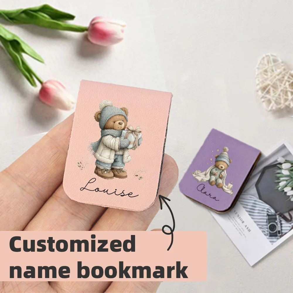 1 personalized PU leather magnetic bookmark Magnetic, library bookmark Textual Page Markings - Elegant Book Accessories Gift
1 personalized PU leather magnetic bookmark Magnetic, library bookmark Textual Page Markings - Elegant Book Accessories Gift