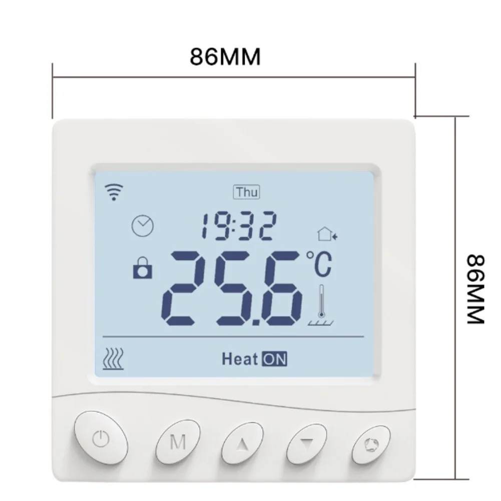 For Smart Thermostat Programmable for Tuya For Smart For Life with Voice Control and Energy Saving Mode for Home Heating
For Smart Thermostat Programmable for Tuya For Smart For Life with Voice Control and Energy Saving Mode for Home Heating