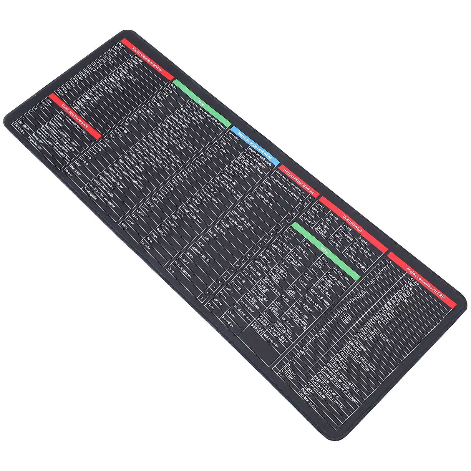 Mouse Pad Keyboard Excel Cheat Sheet 300x800x3mm Office Gaming Desk Mat Non Slip Large Computer Desk Pad
Mouse Pad Keyboard Excel Cheat Sheet 300x800x3mm Office Gaming Desk Mat Non Slip Large Computer Desk Pad