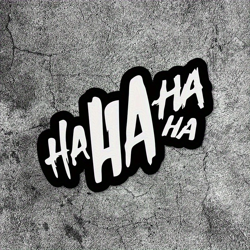 1PC "HAHAHA" Graffiti Sticker 4 Colors Available Waterproof Vinyl Decal For Car & Laptop
1PC "HAHAHA" Graffiti Sticker 4 Colors Available Waterproof Vinyl Decal For Car & Laptop