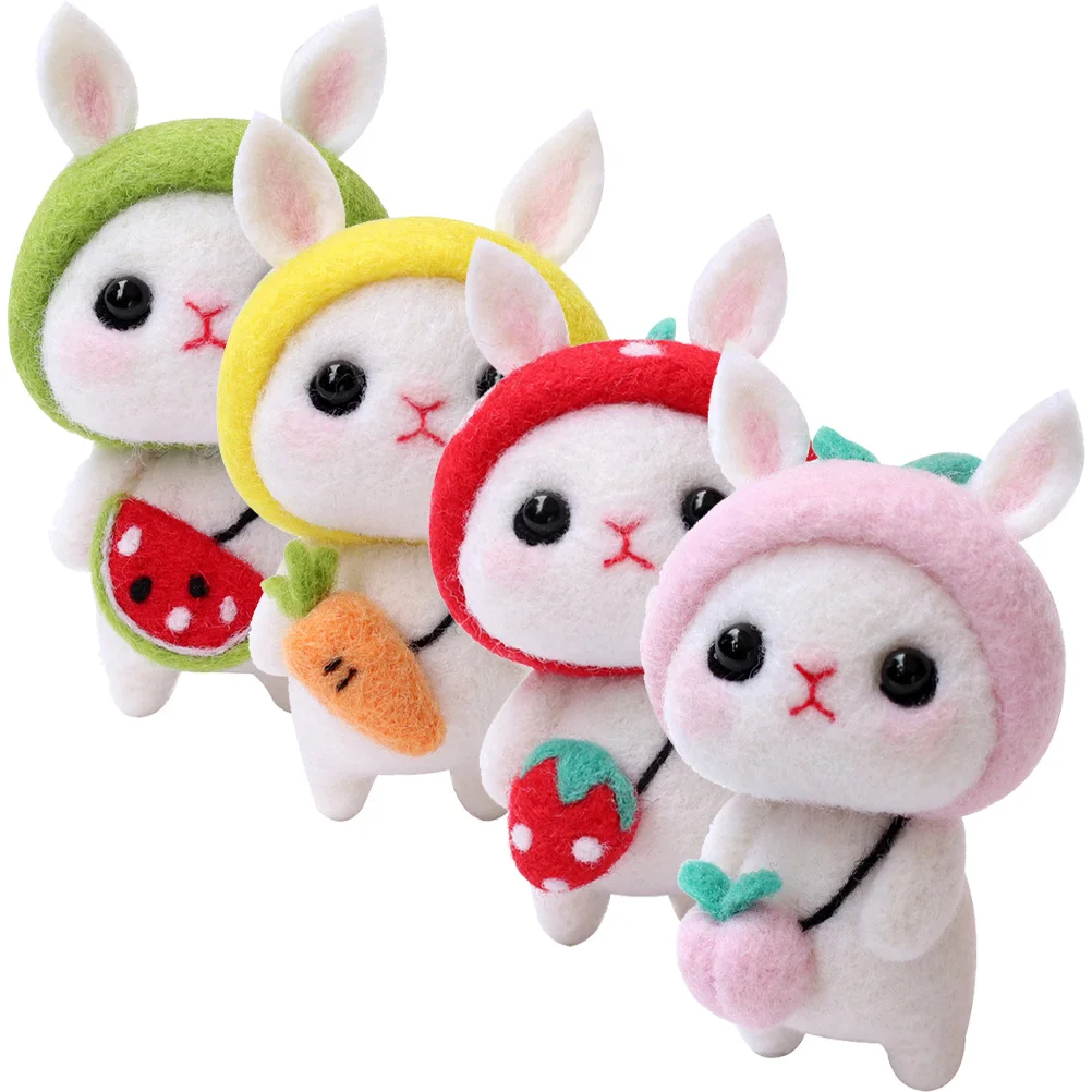 4 Sets Rabbit Year Wool Felt DIY Kits Premium Quality Complete Configuration Random Style Household Crafts Supplies Christmas
4 Sets Rabbit Year Wool Felt DIY Kits Premium Quality Complete Configuration Random Style Household Crafts Supplies Christmas