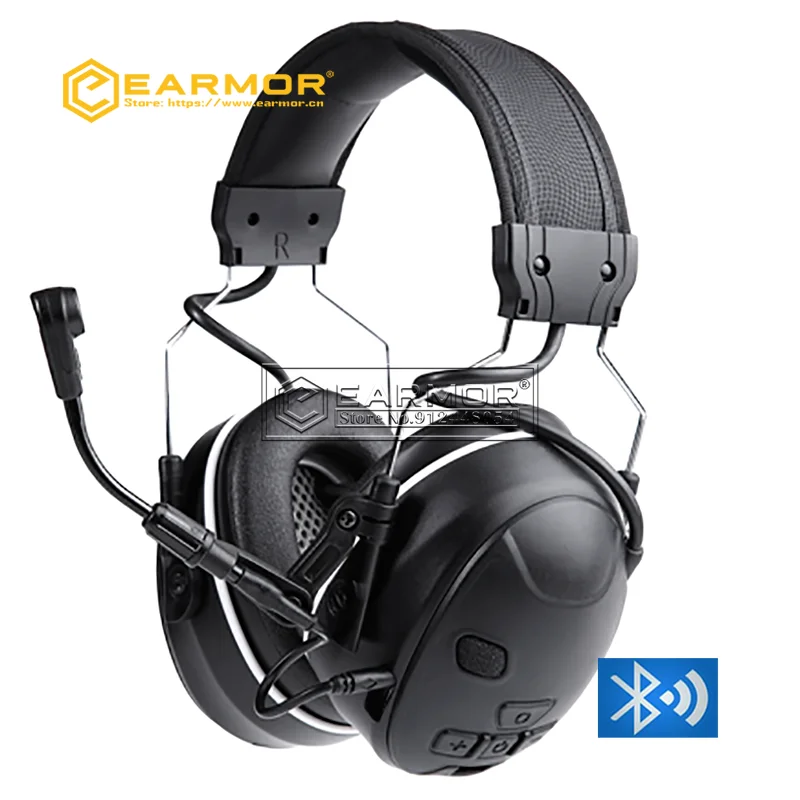 EARMOR Bluetooth Ver C51 электронная шумоподавляющая гарнитура 2022 новая тактическая гарнитура для связи черный/синий/красный/желтый
EARMOR Bluetooth Ver C51 электронная шумоподавляющая гарнитура 2022 новая тактическая гарнитура для связи черный/синий/красный/желтый