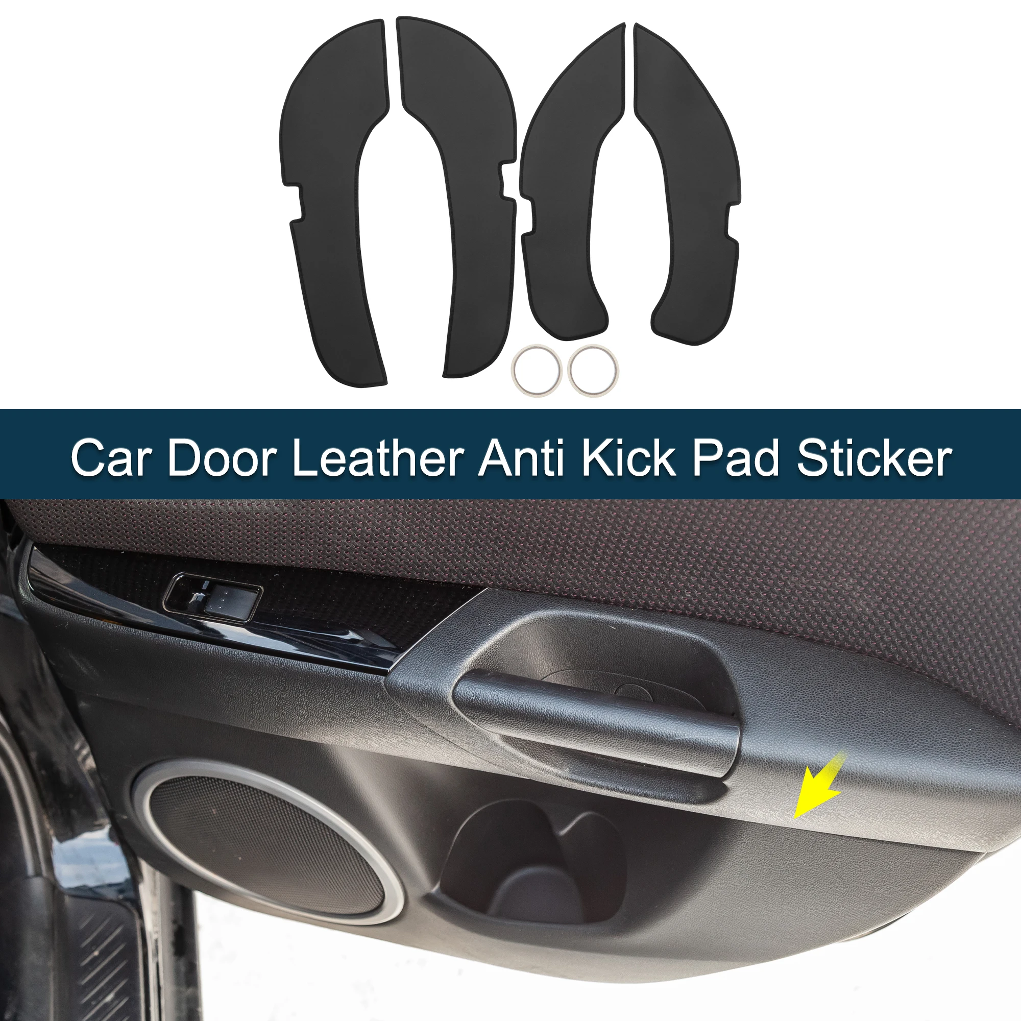 UXCELL Car Door Leather Anti Kick Pad Sticker for Mercedes-Benz CL Class Black 1Set
UXCELL Car Door Leather Anti Kick Pad Sticker for Mercedes-Benz CL Class Black 1Set