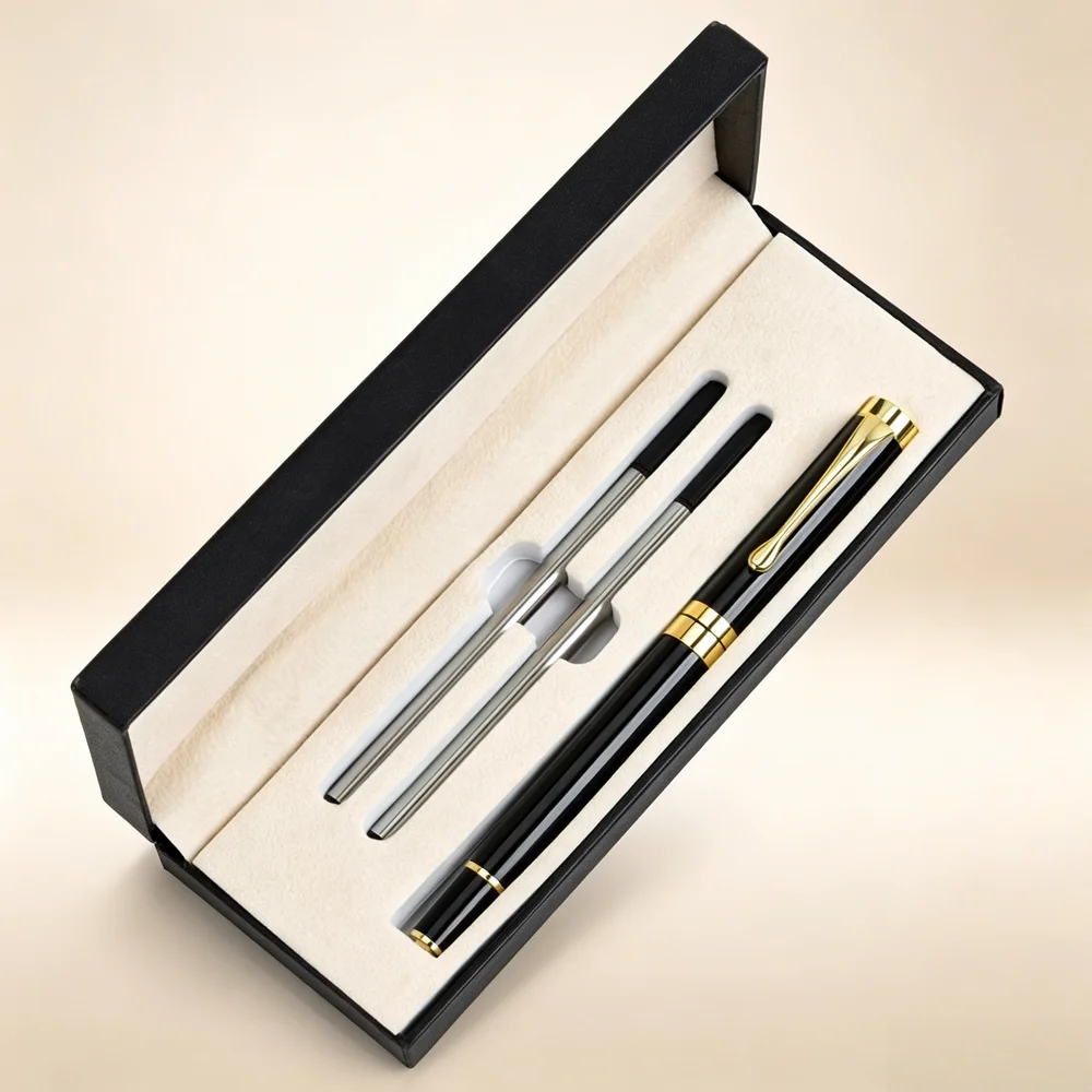 Gift Box Packaging Luxury Metal Ballpoint Pens School Business Office Signature Roller Pen Writing Student Stationery Supplies
Gift Box Packaging Luxury Metal Ballpoint Pens School Business Office Signature Roller Pen Writing Student Stationery Supplies