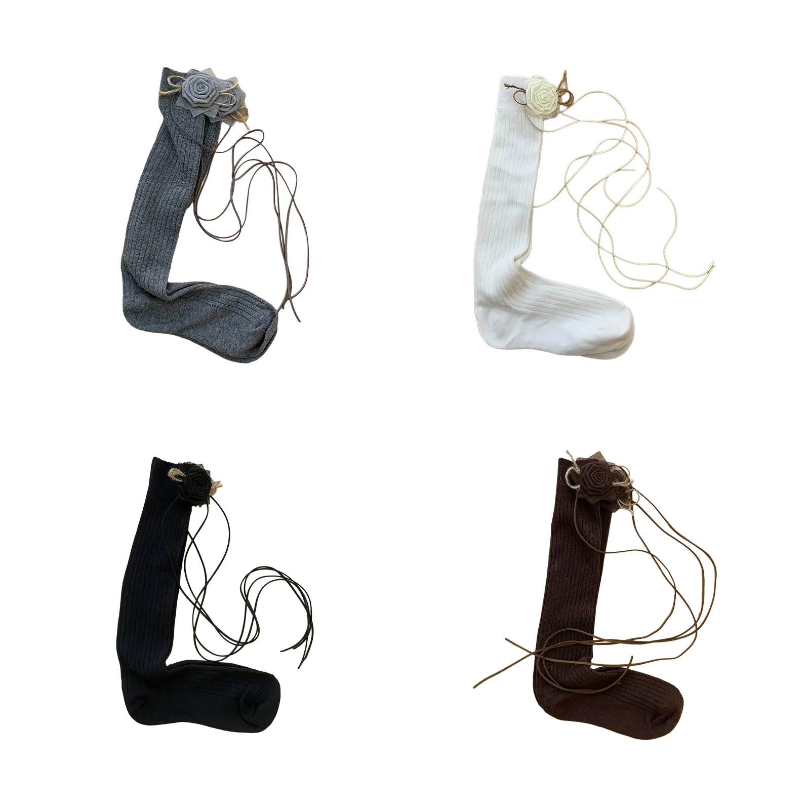 Носки средней длины из розовой телячьей кожи с ремешком, комбинация четырех цветов (серый/белый/черный/кофейный)
Носки средней длины из розовой телячьей кожи с ремешком, комбинация четырех цветов (серый/белый/черный/кофейный)