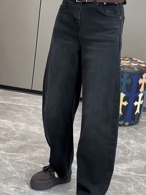 Slimming Straight Leg Jeans Loose Wide Leg Pants High Waist Cotton Blend Stretchy Faded Vintage Sle plus Size Women's Jeans
Slimming Straight Leg Jeans Loose Wide Leg Pants High Waist Cotton Blend Stretchy Faded Vintage Sle plus Size Women's Jeans