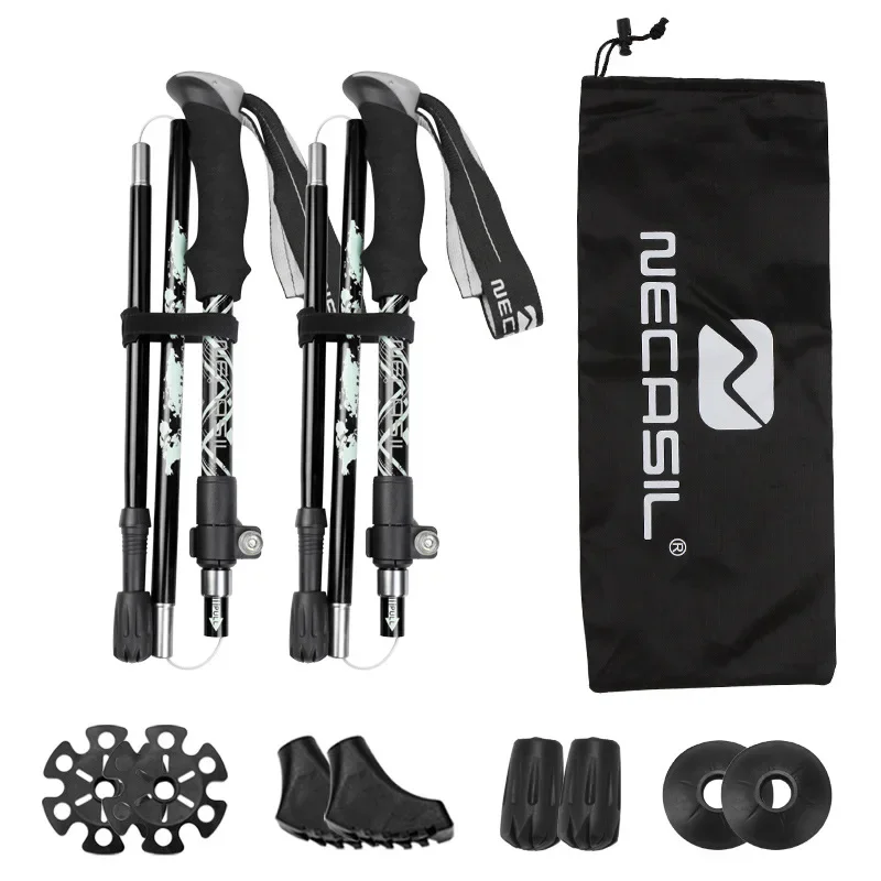2Pcs Ultralight Trekking Poles Walking Sticks Hiking Canes Folding Aluminum Walking Pole Nodic Walking Sticks
2Pcs Ultralight Trekking Poles Walking Sticks Hiking Canes Folding Aluminum Walking Pole Nodic Walking Sticks