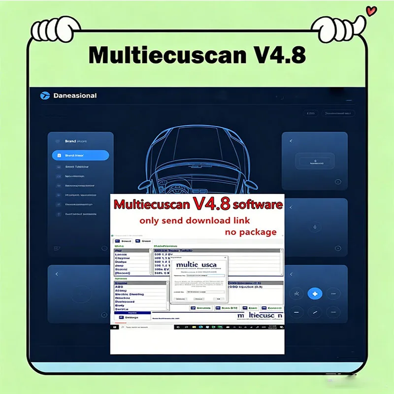 Hot Multiecuscan V4.8 For European models obd2 scanner Car Maintenance Software+ ELM327+Flat adapter Registered Unlimited Keygen
Hot Multiecuscan V4.8 For European models obd2 scanner Car Maintenance Software+ ELM327+Flat adapter Registered Unlimited Keygen
