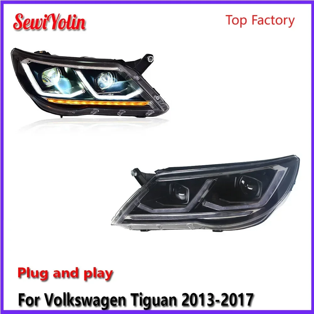 Car LED Headlight Light Assemblies For Volkswagen Tiguan 2013-2017 Auto Fog DRL Brake Turn Signal Lamp Plug And Play
Car LED Headlight Light Assemblies For Volkswagen Tiguan 2013-2017 Auto Fog DRL Brake Turn Signal Lamp Plug And Play