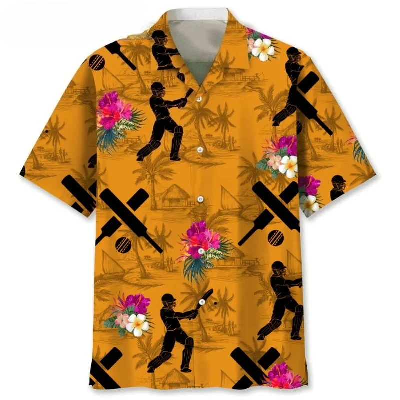Full Print Cricket Tropical Hawaiian Shirts for Men Short Sleeve Button Up Beach Shirts Blouse Men's Cricket Sport Aloha Shirt
Full Print Cricket Tropical Hawaiian Shirts for Men Short Sleeve Button Up Beach Shirts Blouse Men's Cricket Sport Aloha Shirt