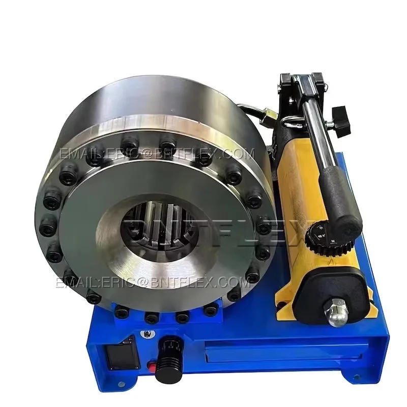 1 inch R2 hydraulic hose crimper BNT30A hand pump portable hydraulic press with 7 sets of dies
1 inch R2 hydraulic hose crimper BNT30A hand pump portable hydraulic press with 7 sets of dies