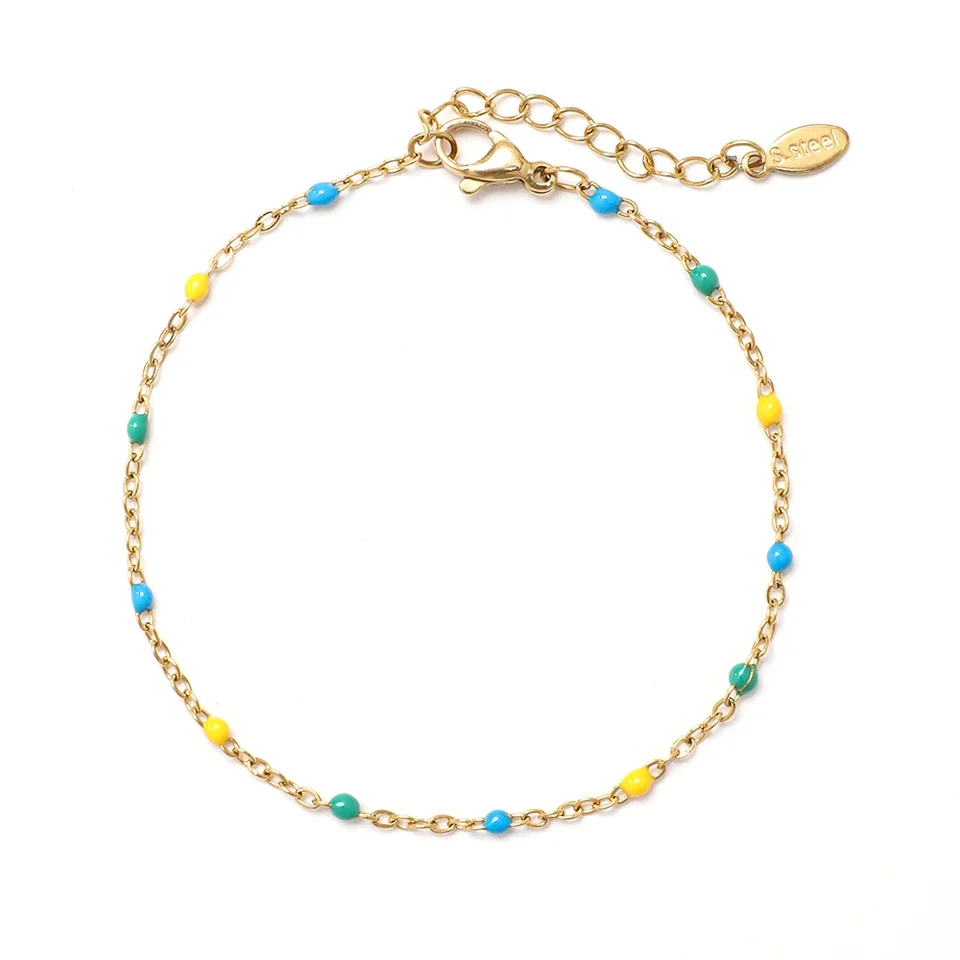 Fresh Color Thin Link Chain New Collocation Fashion Stainless Steel Bracelets For Women Lucky Jewelry Gifts
Fresh Color Thin Link Chain New Collocation Fashion Stainless Steel Bracelets For Women Lucky Jewelry Gifts
