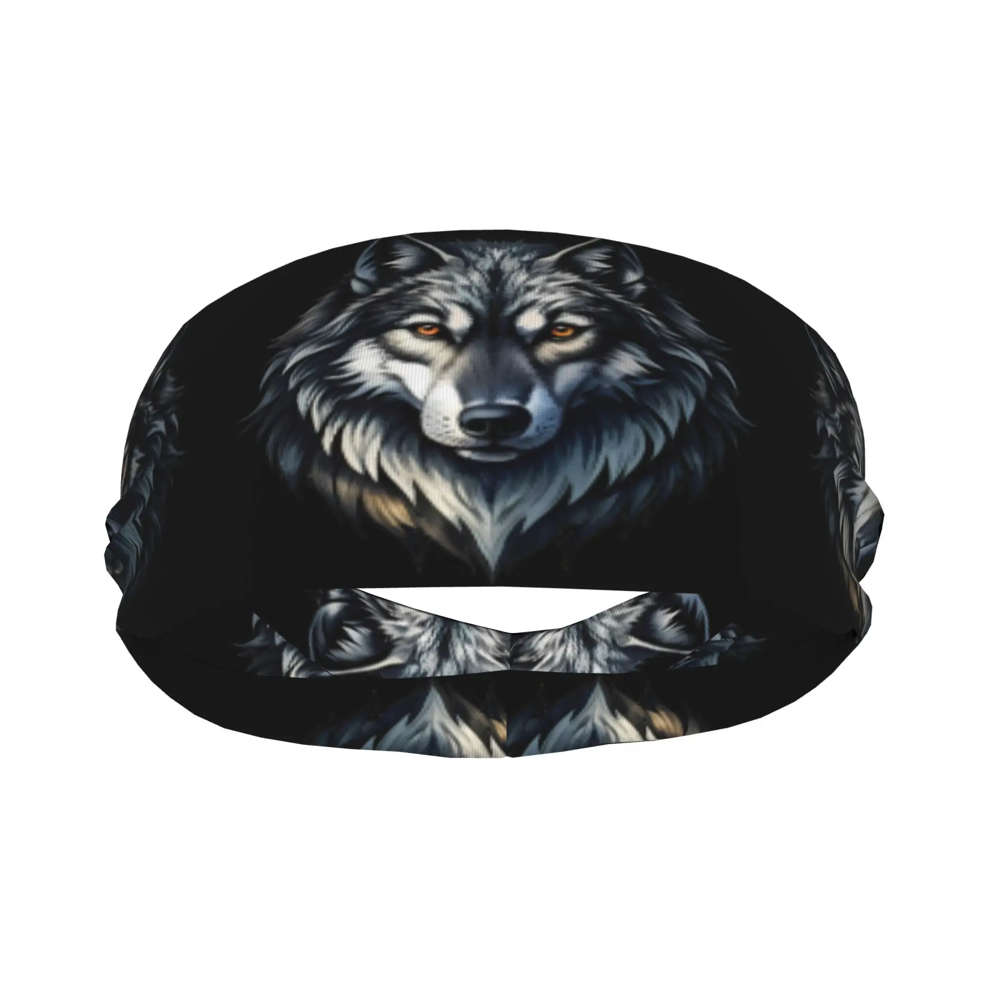 Wolf Head Print Headband Majestic Animal Pattern Sweatband Moisture Wicking Stretch Headwrap Outdoor Sports Running Yoga Use
Wolf Head Print Headband Majestic Animal Pattern Sweatband Moisture Wicking Stretch Headwrap Outdoor Sports Running Yoga Use