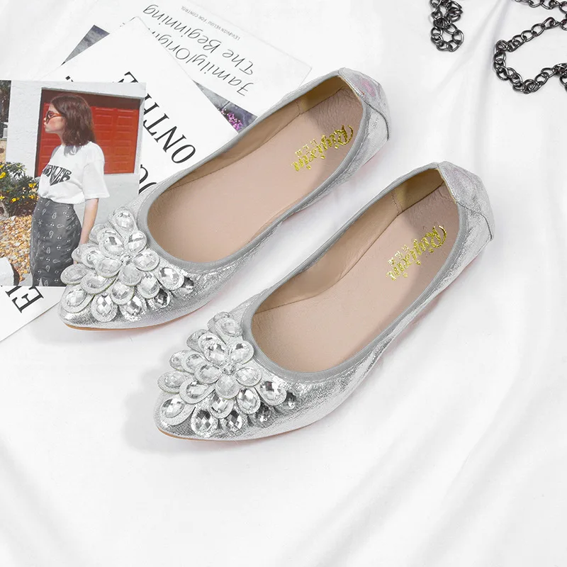 Rhinestone Design Women Flats Shoes Woman Loafers Spring Autumn Casual Slip On Ladies Ballets Flat Shoes 31-45 Plus Size 2
Rhinestone Design Women Flats Shoes Woman Loafers Spring Autumn Casual Slip On Ladies Ballets Flat Shoes 31-45 Plus Size 2